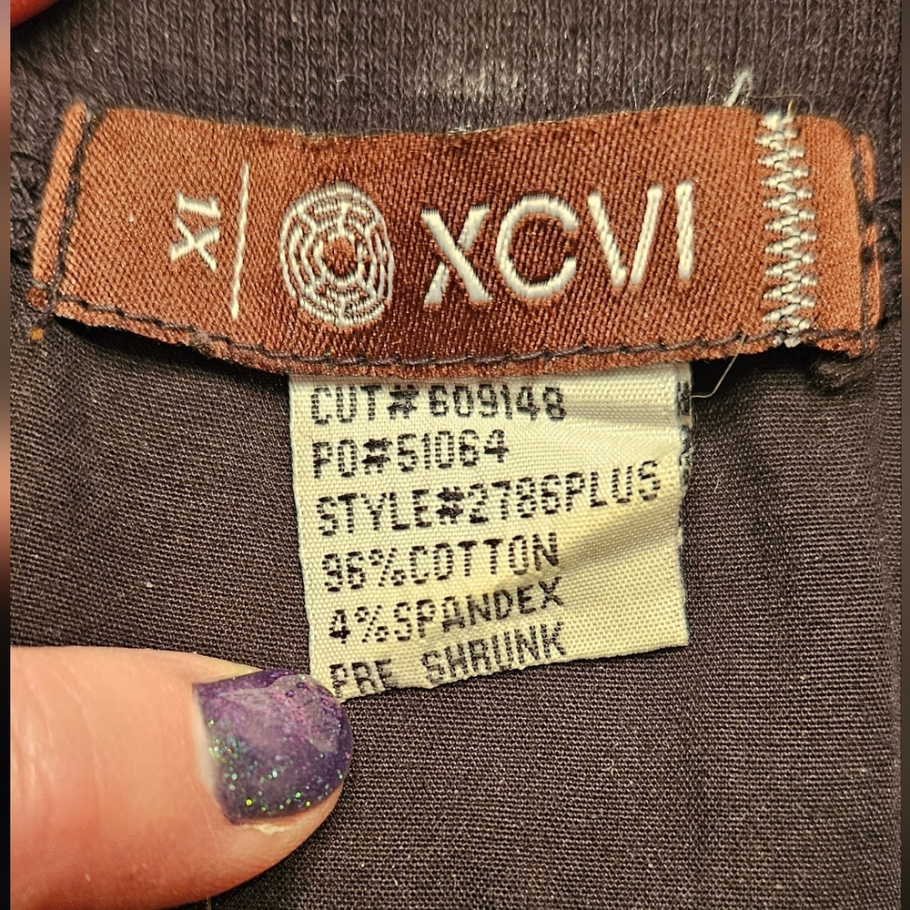 XCVI Black Ruched Midi Skirt - Picture 5 of 8